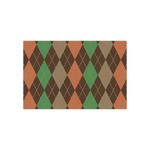 Brown Argyle Tissue Paper Sheets - Small - Lightweight