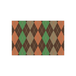 Brown Argyle Small Tissue Papers Sheets - Lightweight