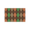 Brown Argyle Tissue Paper Sheets - Small - Lightweight