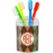 Brown Argyle Toothbrush Holder (Personalized)