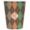 Brown Argyle Waste Basket (Personalized)