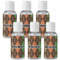 Brown Argyle Travel Bottles (Personalized)