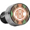 Brown Argyle USB Car Charger (Personalized)