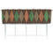 Brown Argyle Valance