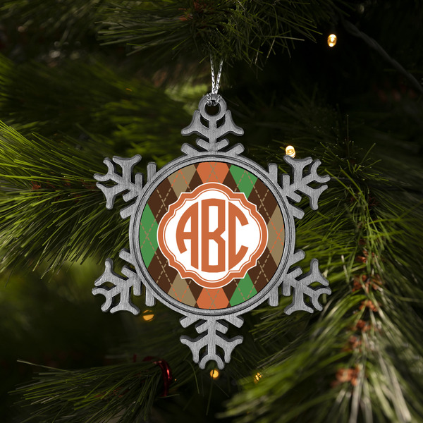 Brown Argyle Vintage Snowflake - (LIFESTYLE)