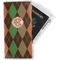 Brown Argyle Travel Document Holder