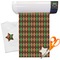 Brown Argyle Heat Transfer Vinyl Sheet (12"x18")