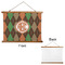 Brown Argyle Wall Hanging Tapestry - Landscape - APPROVAL