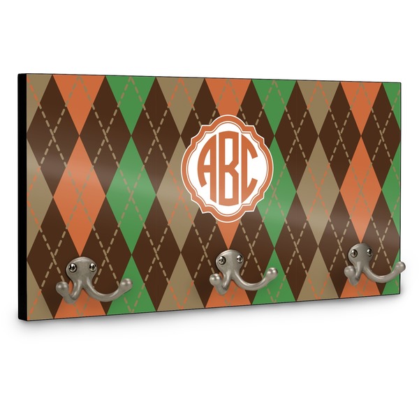 Brown Argyle Coat Hanger Main
