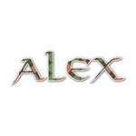 Brown Argyle Name/Text Decal - Large (Personalized)