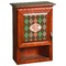 Brown Argyle Wooden Cabinet Decal (Medium)
