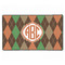 Brown Argyle XXL Gaming Mouse Pads - 24" x 14" - APPROVAL