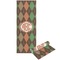 Brown Argyle Yoga Mat - Printable Front and Back (Personalized)