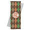 Brown Argyle Yoga Mat Towel (Personalized)