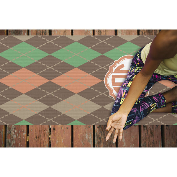 Brown Argyle Yoga Mats - LIFESTYLE