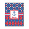 Buoy & Argyle Print Wood Print - 11x14 (Personalized)