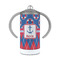 Buoy & Argyle Print 12 oz Stainless Steel Sippy Cups - FRONT