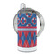 Buoy & Argyle Print 12 oz Stainless Steel Sippy Cups - FULL (back angle)