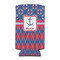 Buoy & Argyle Print 12oz Tall Can Sleeve - Set of 4 - FRONT