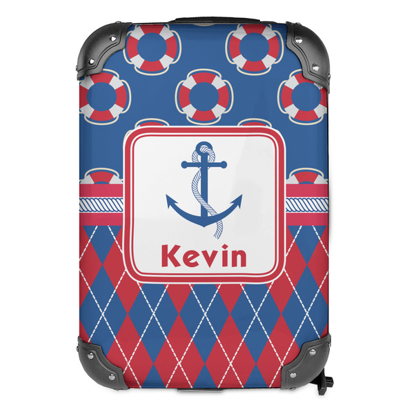 Buoy & Argyle Print 13" Hard Shell Backpacks - FRONT