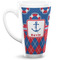 Buoy & Argyle Print 16 Oz Latte Mug (Personalized)