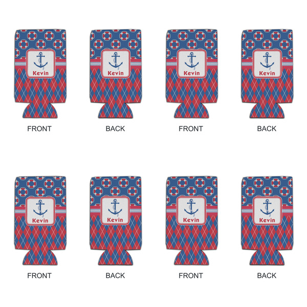 Buoy & Argyle Print 16oz Can Sleeve - Set of 4 - APPROVAL