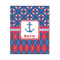 Buoy & Argyle Print Wood Print - 16x20 (Personalized)