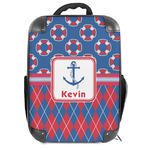 Buoy & Argyle Print Hard Shell Backpack (Personalized)