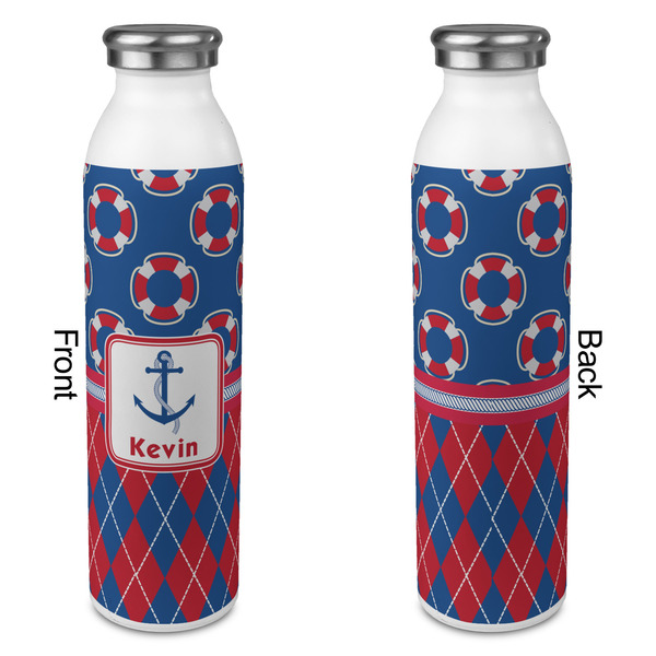 Buoy & Argyle Print 20oz Water Bottles - Full Print - Approval