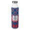 Buoy & Argyle Print 20oz Stainless Steel Water Bottle - Full Print (Personalized)