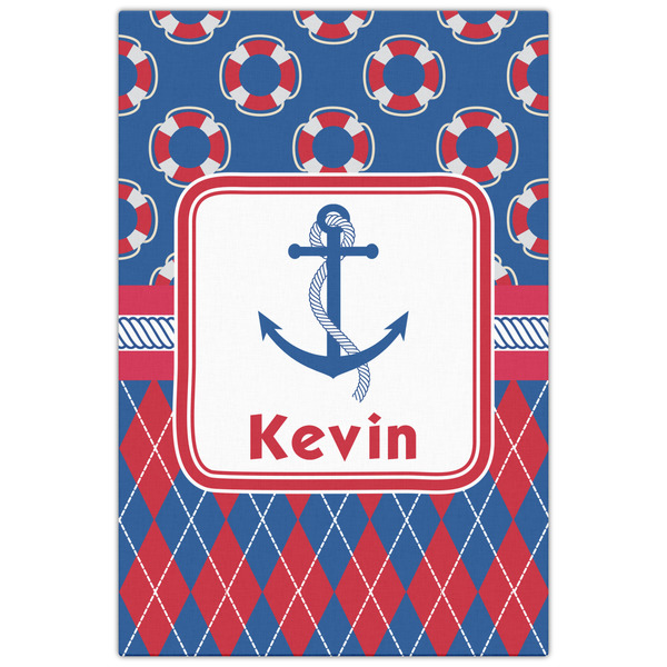 Buoy & Argyle Print 20x30 - Canvas Print - Front View