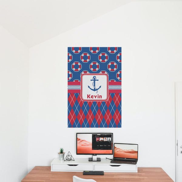 Buoy & Argyle Print 24x36 - Matte Poster - On the Wall