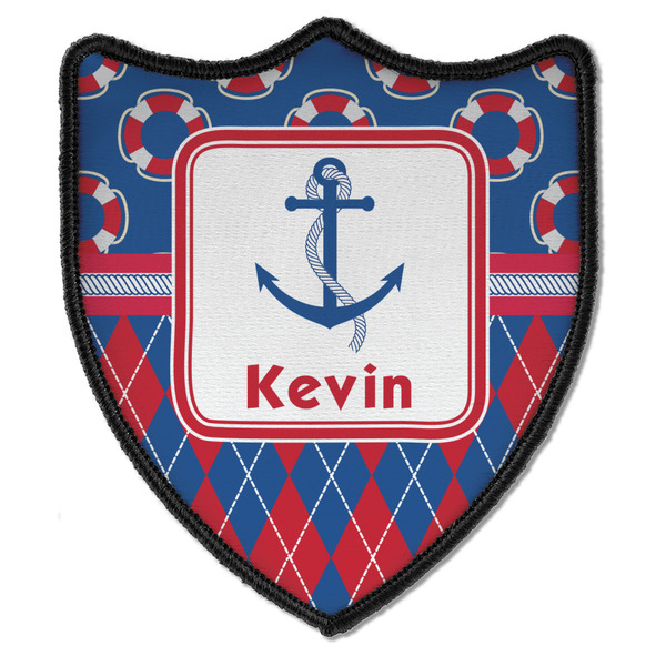 Buoy & Argyle Print 3 Point Shield