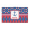 Buoy & Argyle Print 3' x 5' Patio Rug (Personalized)