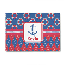 Buoy & Argyle Print 4' x 6' Indoor Area Rug (Personalized)