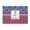 Buoy & Argyle Print 4' x 6' Patio Rug (Personalized)
