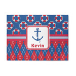 Buoy & Argyle Print Area Rug (Personalized)