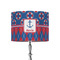 Buoy & Argyle Print 8" Drum Lamp Shade - Fabric (Personalized)