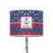 Buoy & Argyle Print 8" Drum Lamp Shade - Poly-film (Personalized)