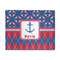 Buoy & Argyle Print 8' x 10' Patio Rug (Personalized)