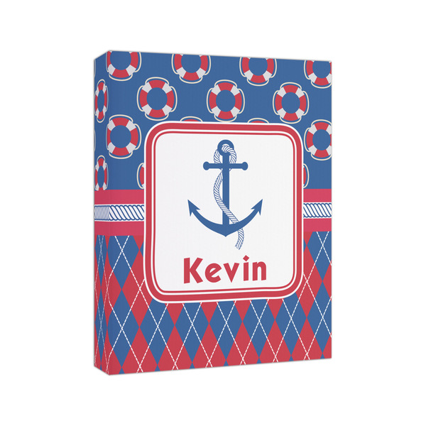 Buoy & Argyle Print 8x10 - Canvas Print - Angled View