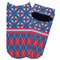 Buoy & Argyle Print Adult Ankle Socks