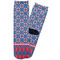 Buoy & Argyle Print Adult Crew Socks