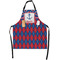 Buoy & Argyle Print Apron With Pockets w/ Name or Text