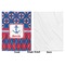 Buoy & Argyle Print Baby Blanket (Single Side - Printed Front, White Back)