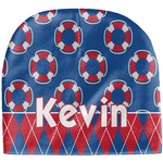 Buoy & Argyle Print Baby Hat (Beanie) (Personalized)