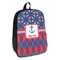 Buoy & Argyle Print Kids Backpack (Personalized)