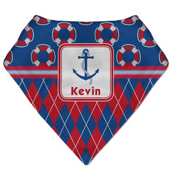 Buoy & Argyle Print Bandana Bib (Personalized)