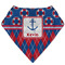 Buoy & Argyle Print Bandana Bib (Personalized)