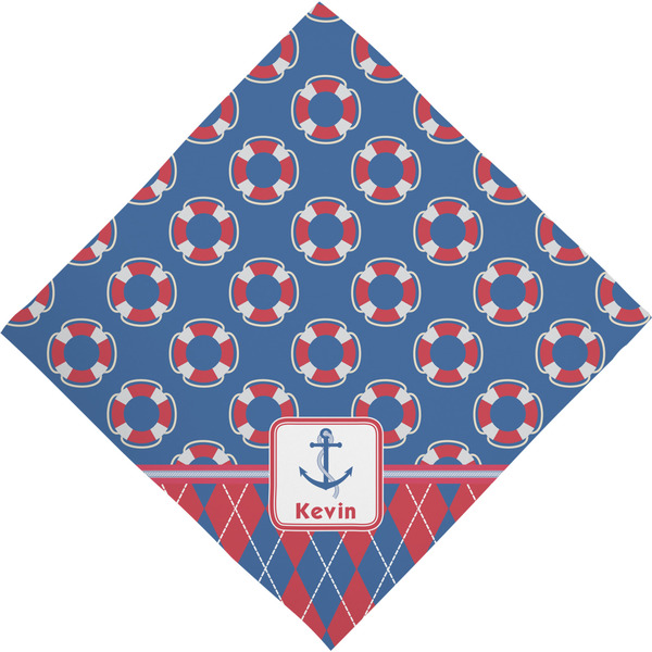 Buoy & Argyle Print Bandana - Full View